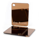 Logo de Parede em Acrílico Espelhado 2mm 70x40cm várias cores