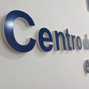 Logo em PVC expandido 10mm de espessura com face em adesivo vinil de alta qualidade várias cores