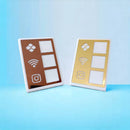 Quadro de Mesa Display - Placa 3 Funções