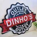 Sua Logo Personalizada em Acrílico Espelhado com Base 2mm Cores Rose, Prateado, Dourado, Lilas, Bronze, Azul, Vermelho