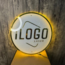 Logo em Acrílico Espelhado Com LED Personalizada base 2mm Cores Rose, Prateado, Dourado, Lilas