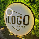 Logo em Acrílico Espelhado Com LED Personalizada base 2mm Cores Rose, Prateado, Dourado, Lilas