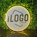 Logo em Acrílico Espelhado Com LED Personalizada base 2mm Cores Rose, Prateado, Dourado, Lilas
